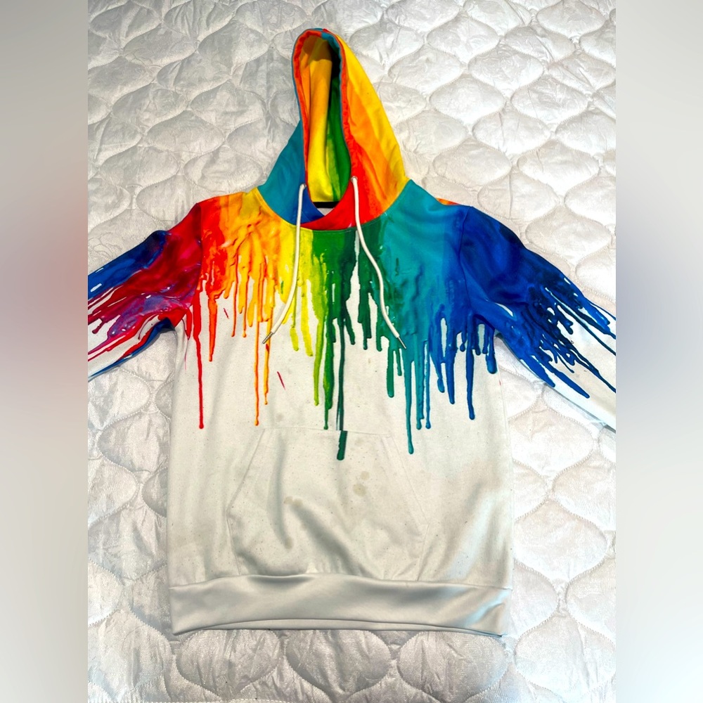Unisex Paint Dripping Hoodie